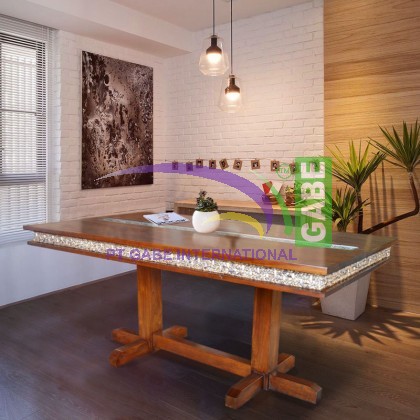 Dining Table Rectangular Model Sakura teak wood